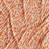 Floral Kingfisher Bird Printed Fabric Material Online